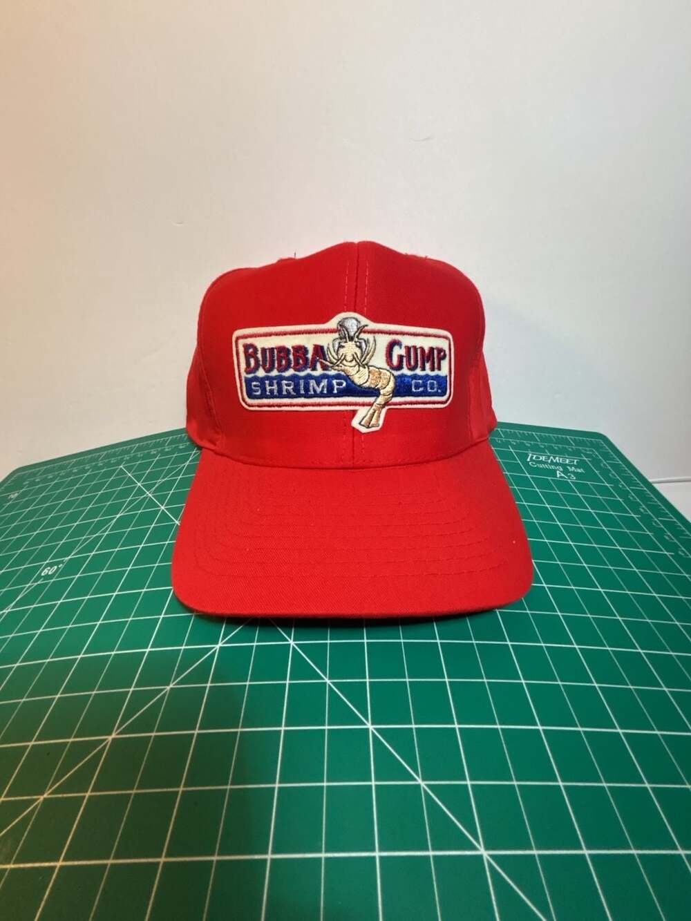 Bubba Gump Shrimp Co. Forrest Gump Red Hat Cap Nissin Cap